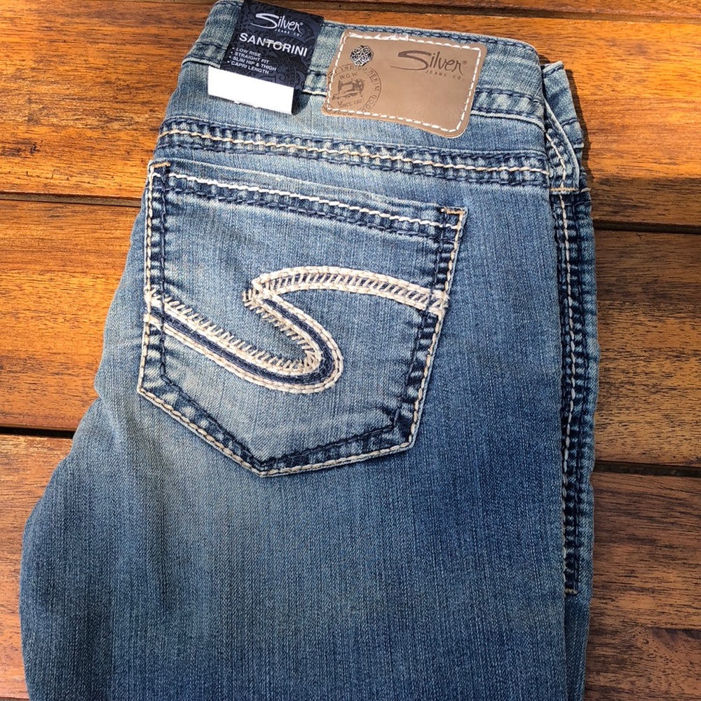 Silver Jeans Capri. Size 27